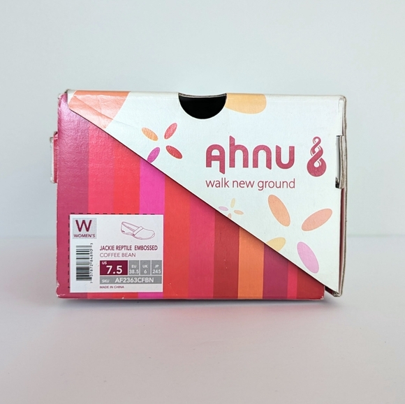 Ahnu Jackie Slip On Brown Leather Shoes - Picture 11 of 11